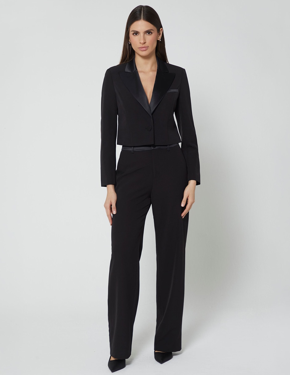 Pantalón de vestir recto para mujer 5