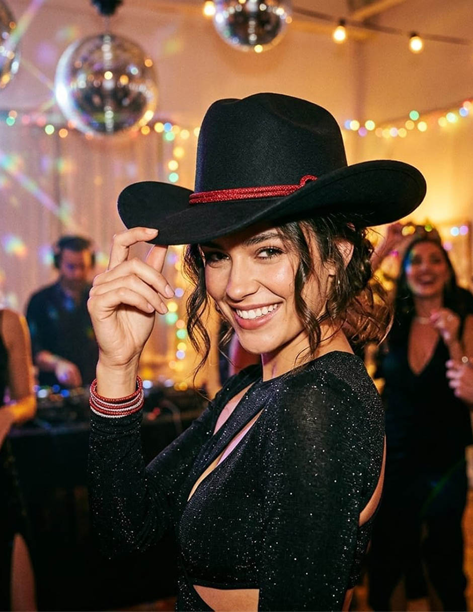 Sombrero para casual estampado vaquera 3