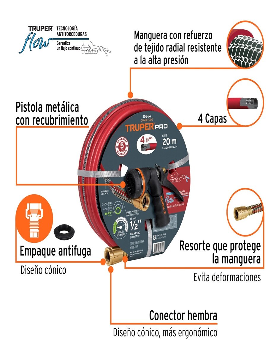 Manguera 20m 4