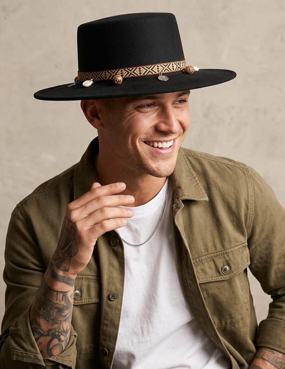 Sombrero ala ancha para casual 5