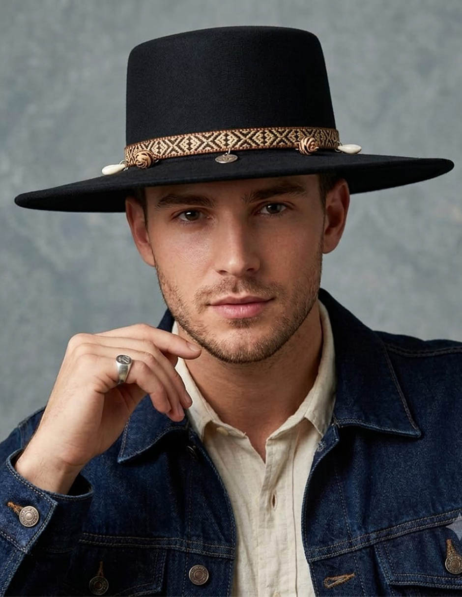 Sombrero ala ancha para casual 2