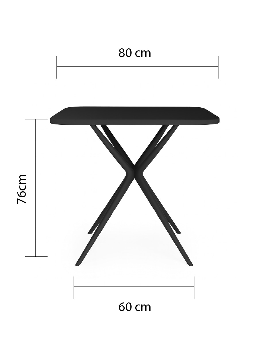 Comedor para 4 personas de polipropileno 4