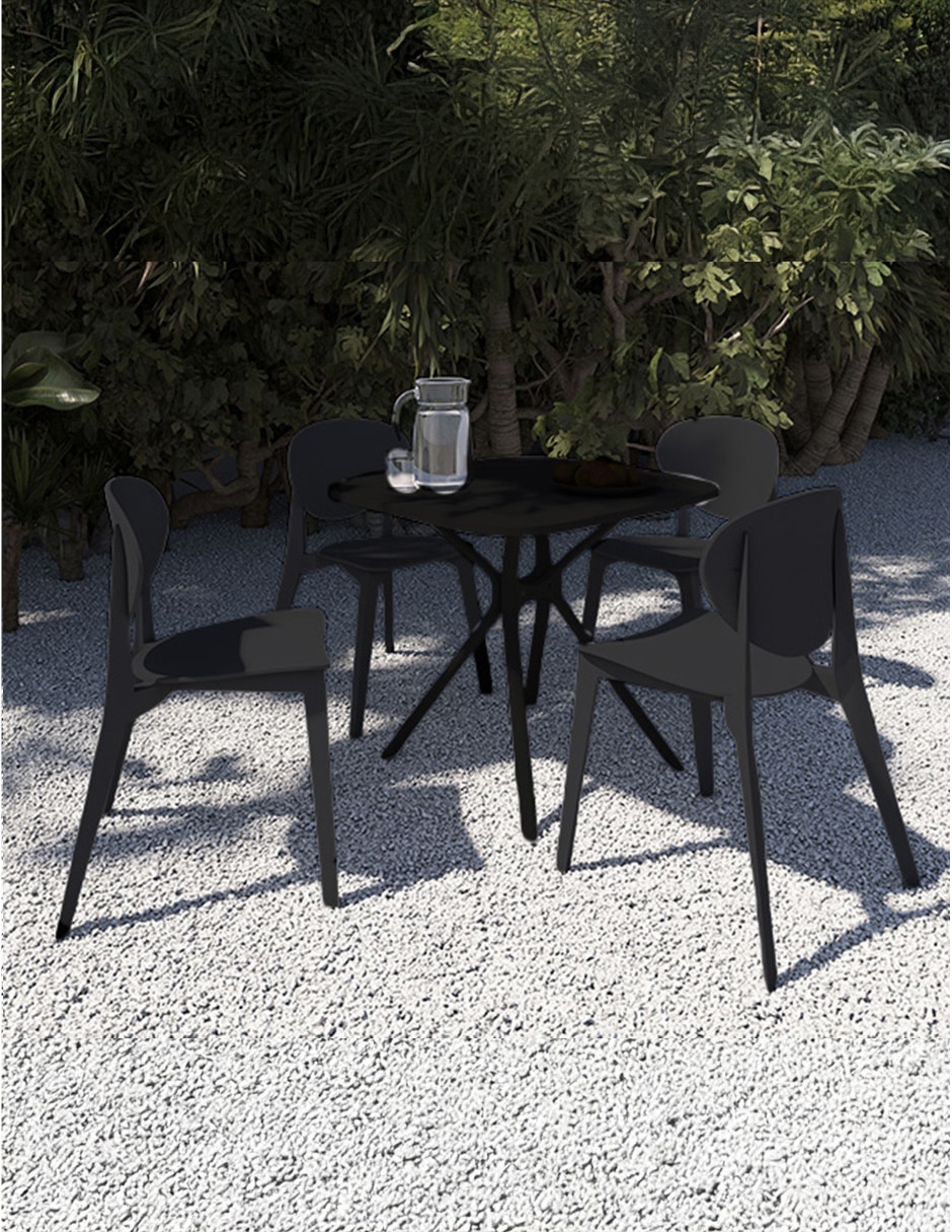 Comedor para 4 personas de polipropileno 10