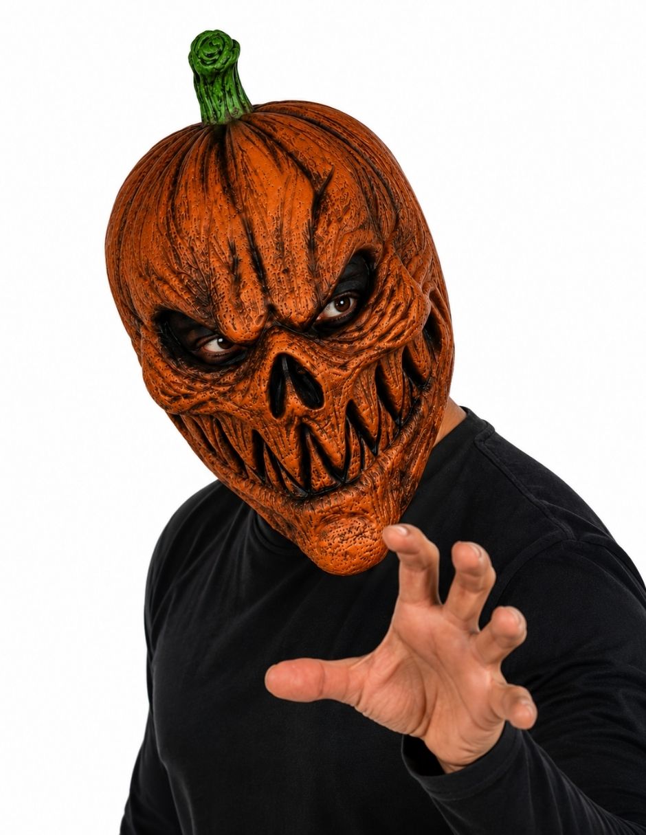 Máscara para disfraz de pumpkin ghoul diseños originales 4