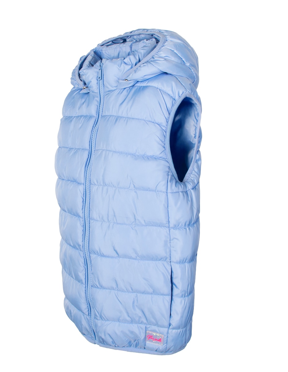 Chaleco capucha y bolsa para niña 3