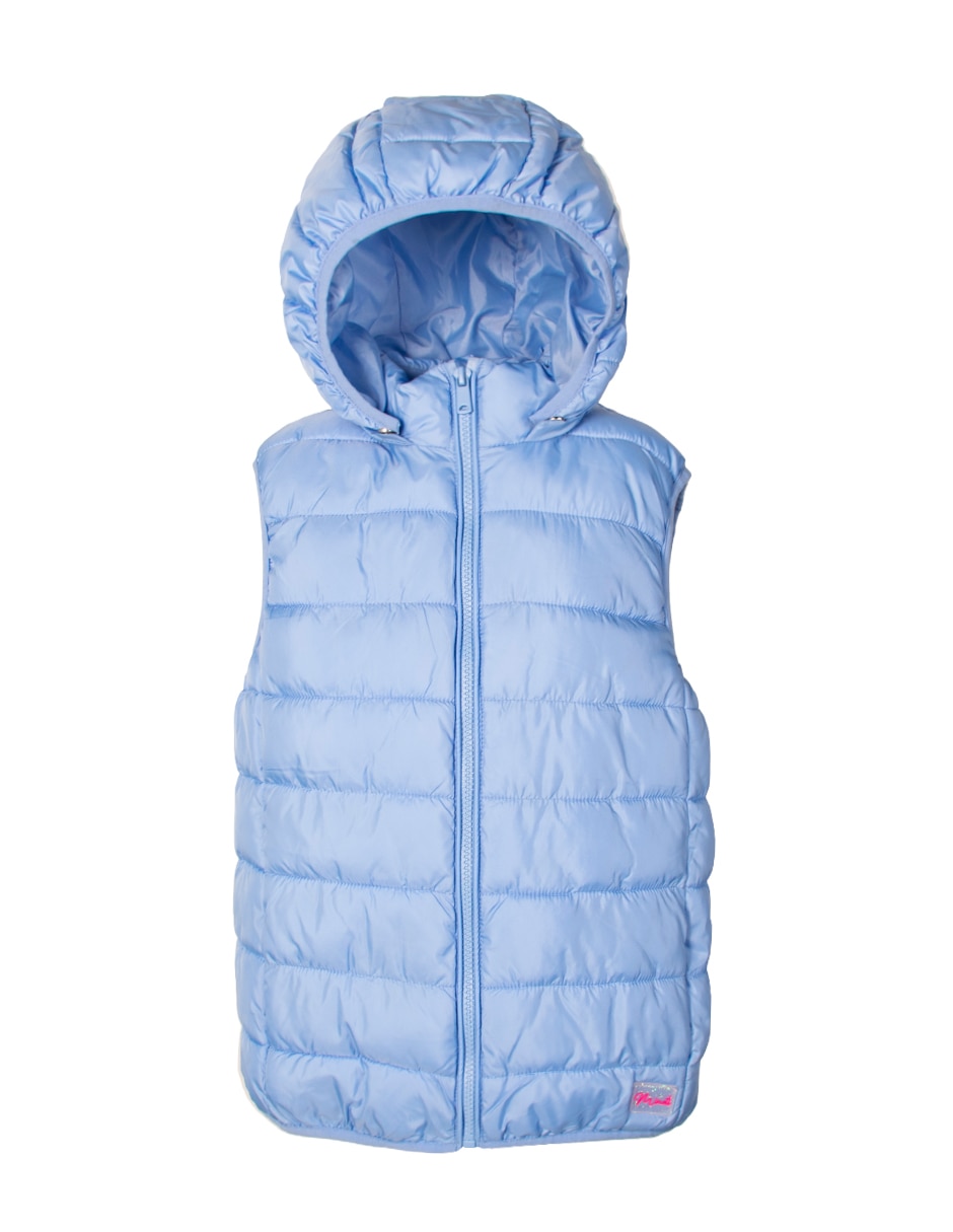 Chaleco capucha y bolsa para niña 4