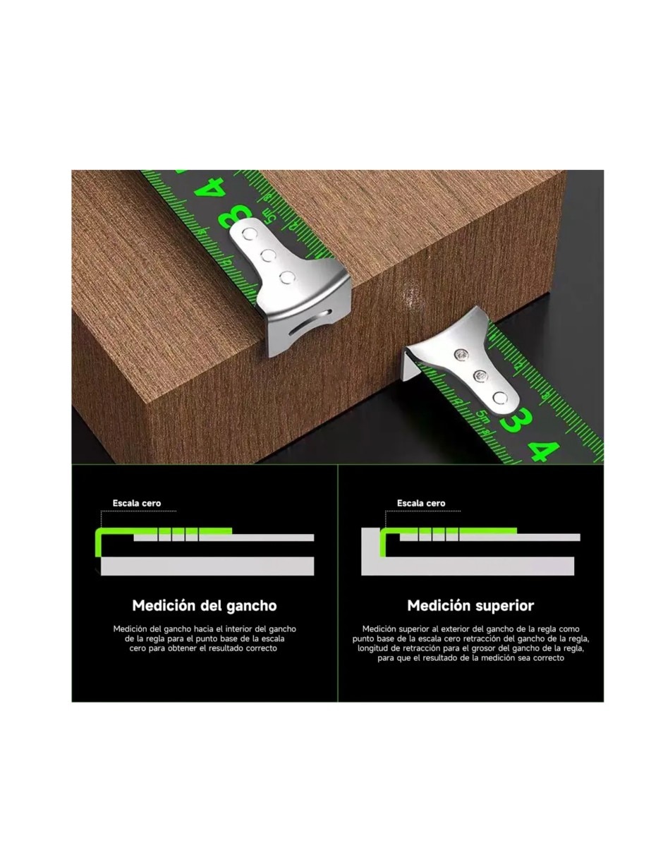 Flexómetro genérica cintas metricas 8 m