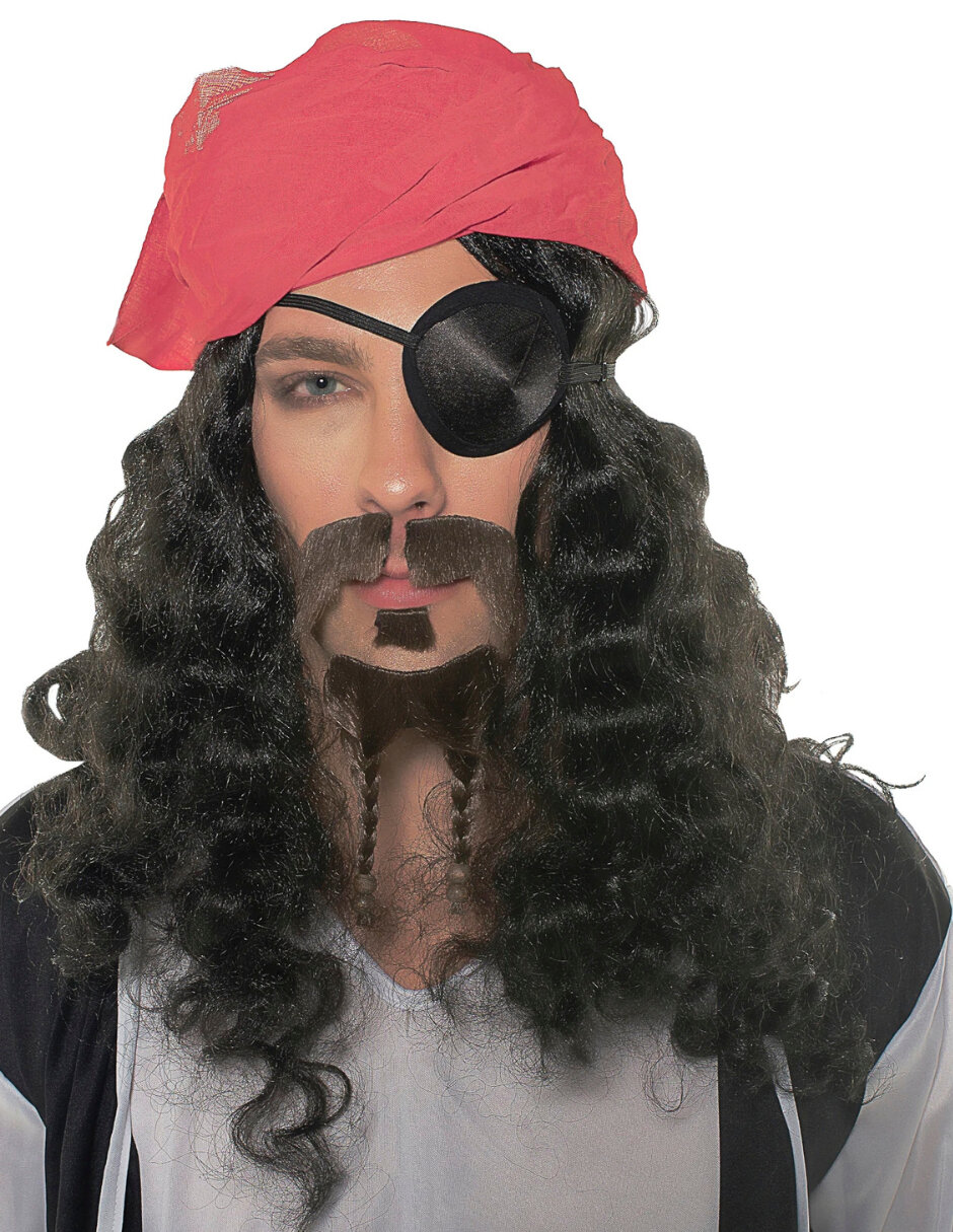 Peluca para disfraz de pirata pelucas Peluca para disfraz de pirata pelucas