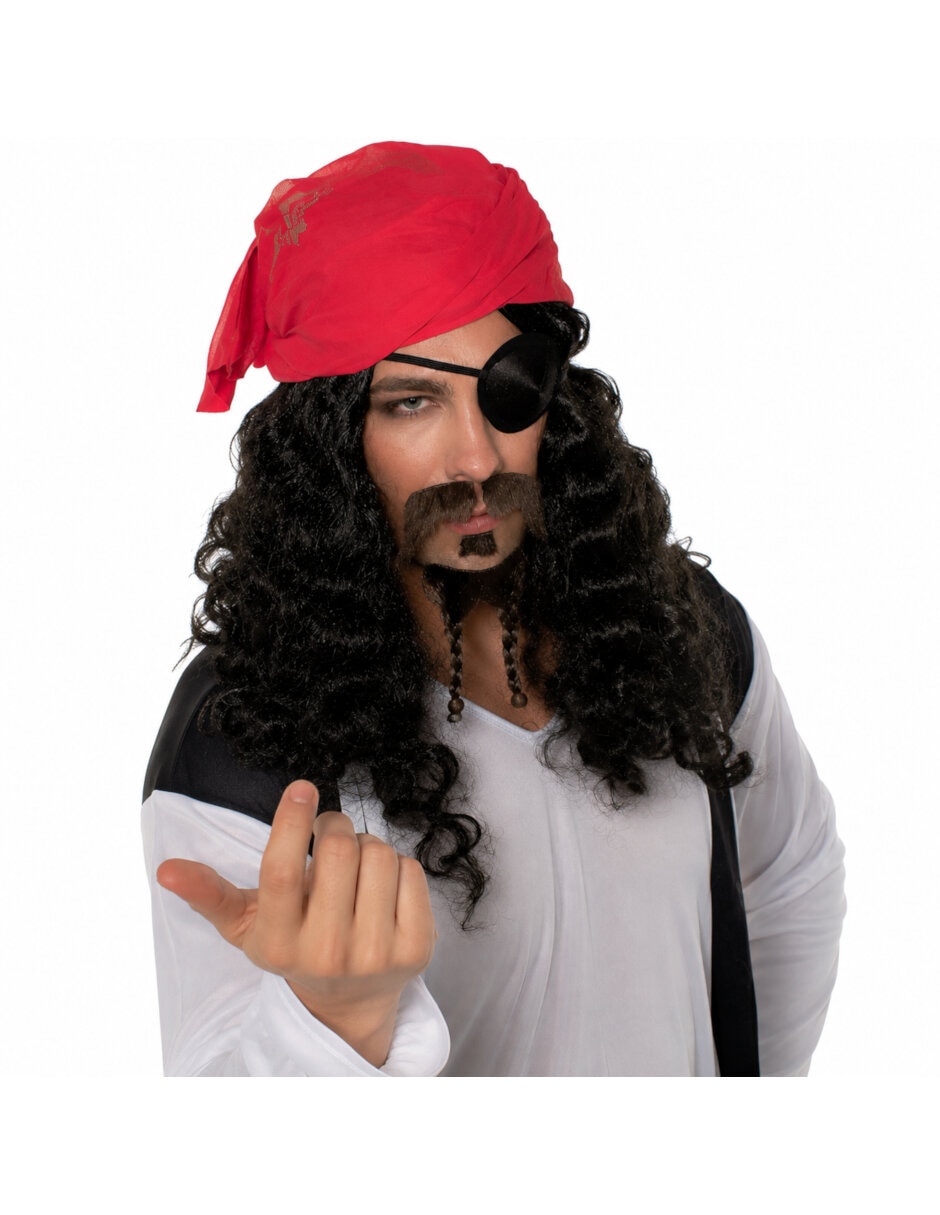Peluca para disfraz de pirata pelucas 4