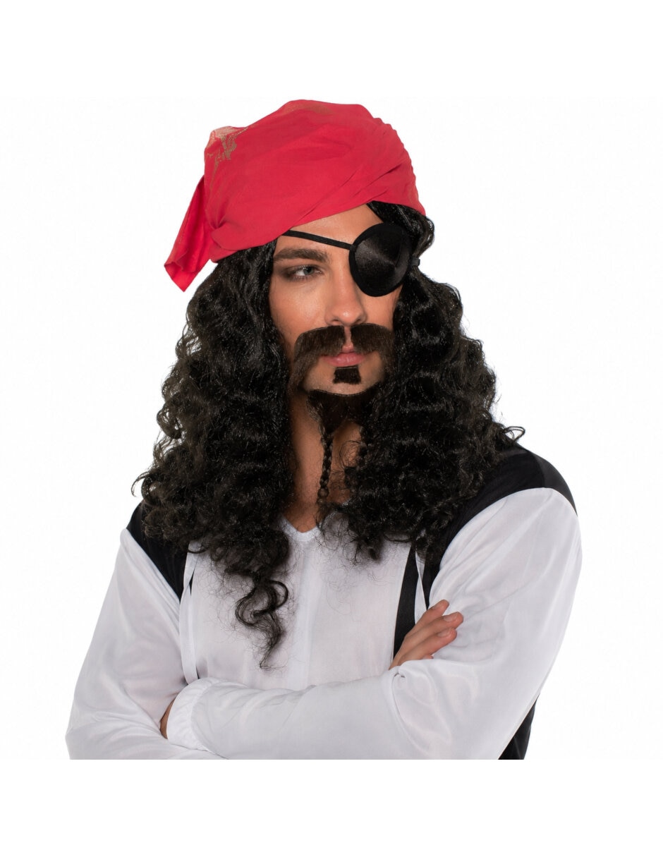 Peluca para disfraz de pirata pelucas 3