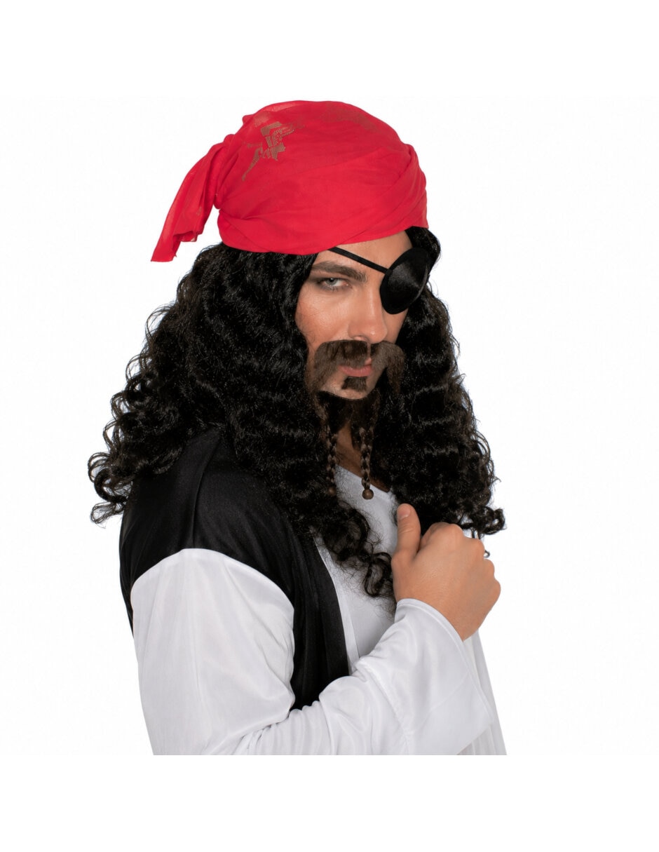 Peluca para disfraz de pirata pelucas 2