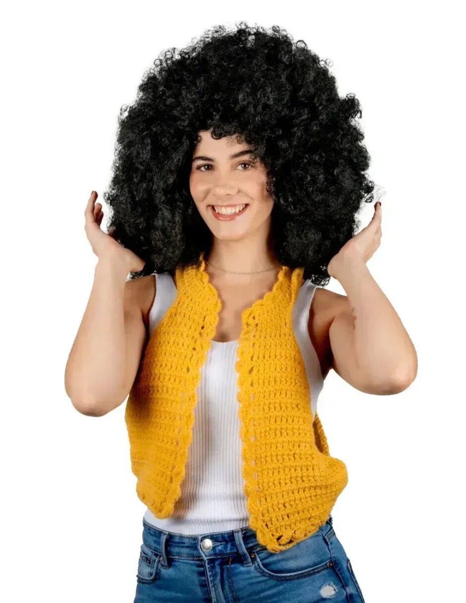 Peluca para disfraz mega afro pelucas