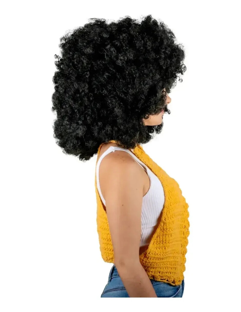 Peluca para disfraz mega afro pelucas 2