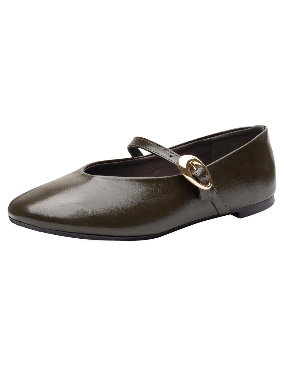 Balerina de piel sintética para mujer 6