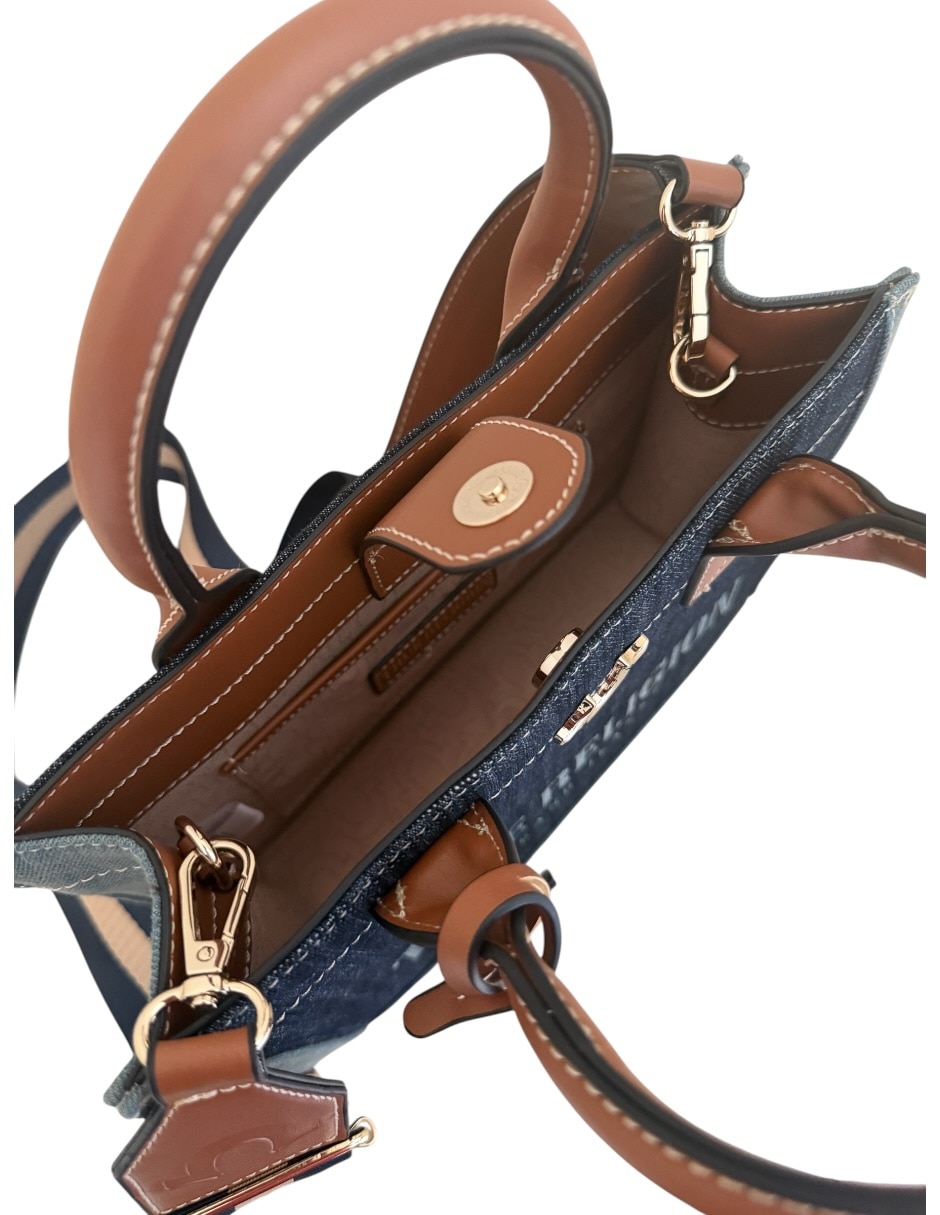 Bolsa crossbody true religion de mezclilla para mujer