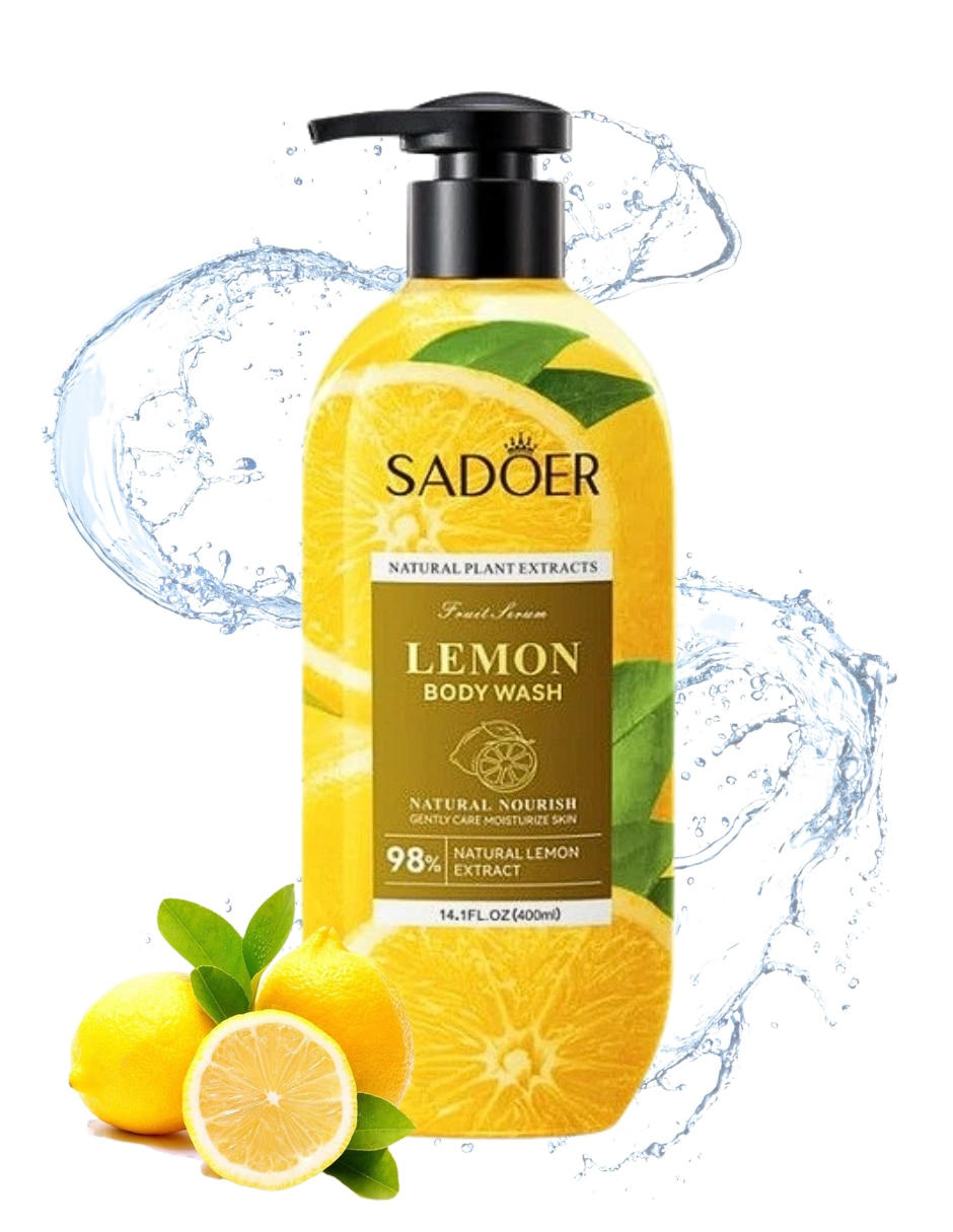 Jabón líquido gel de baño con limón 3