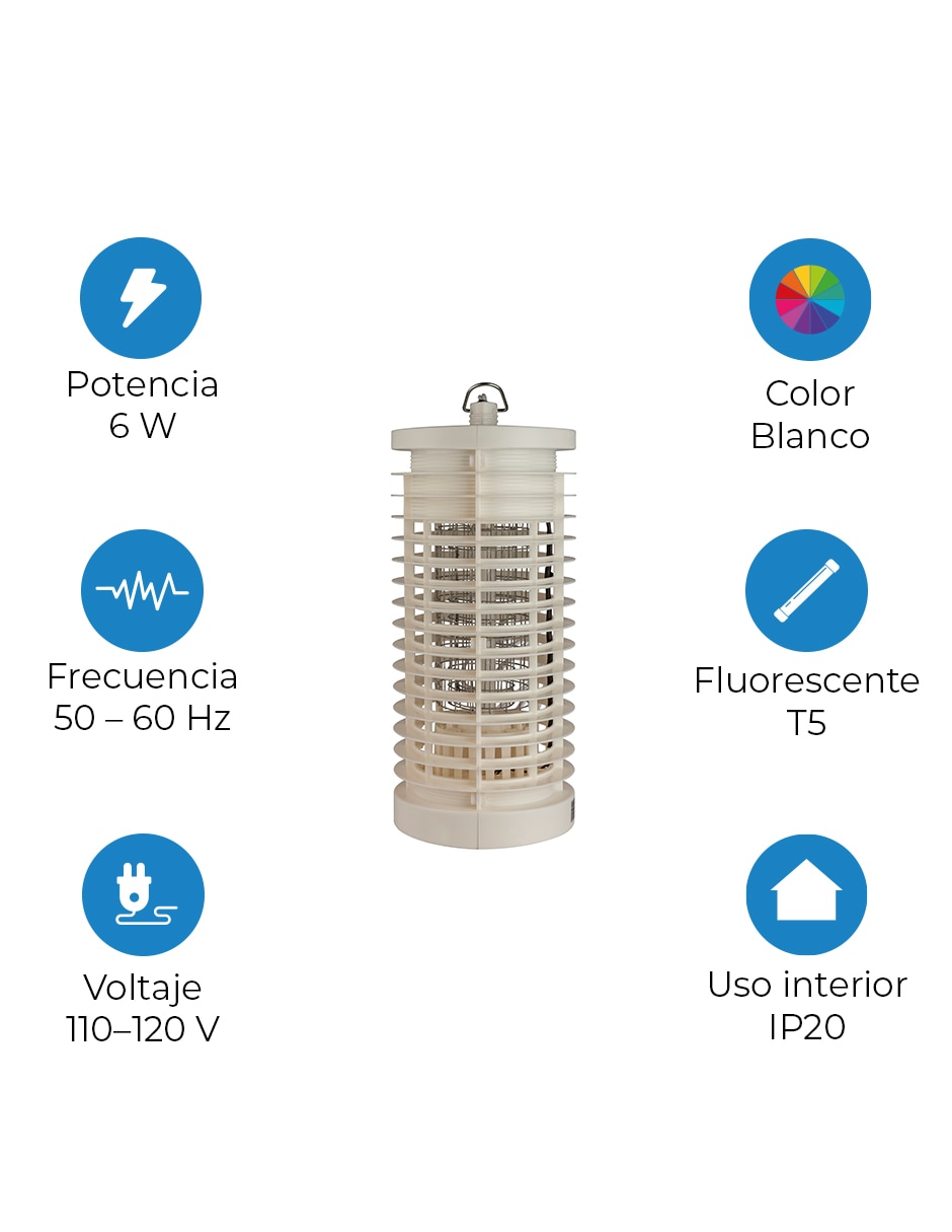 Lámpara repelente de insectos de 110 v - 120 v