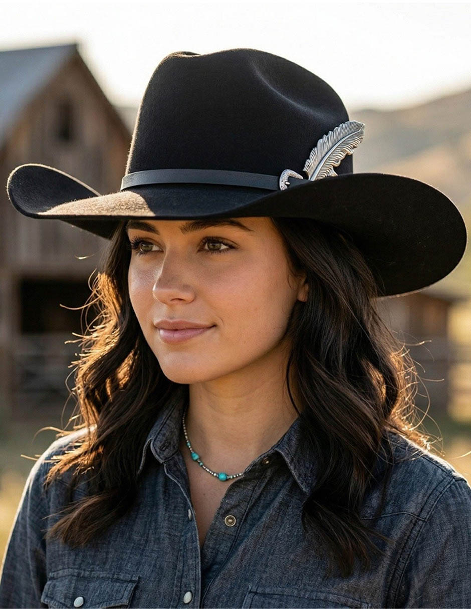 Sombrero para casual fabellino estampado vaquera