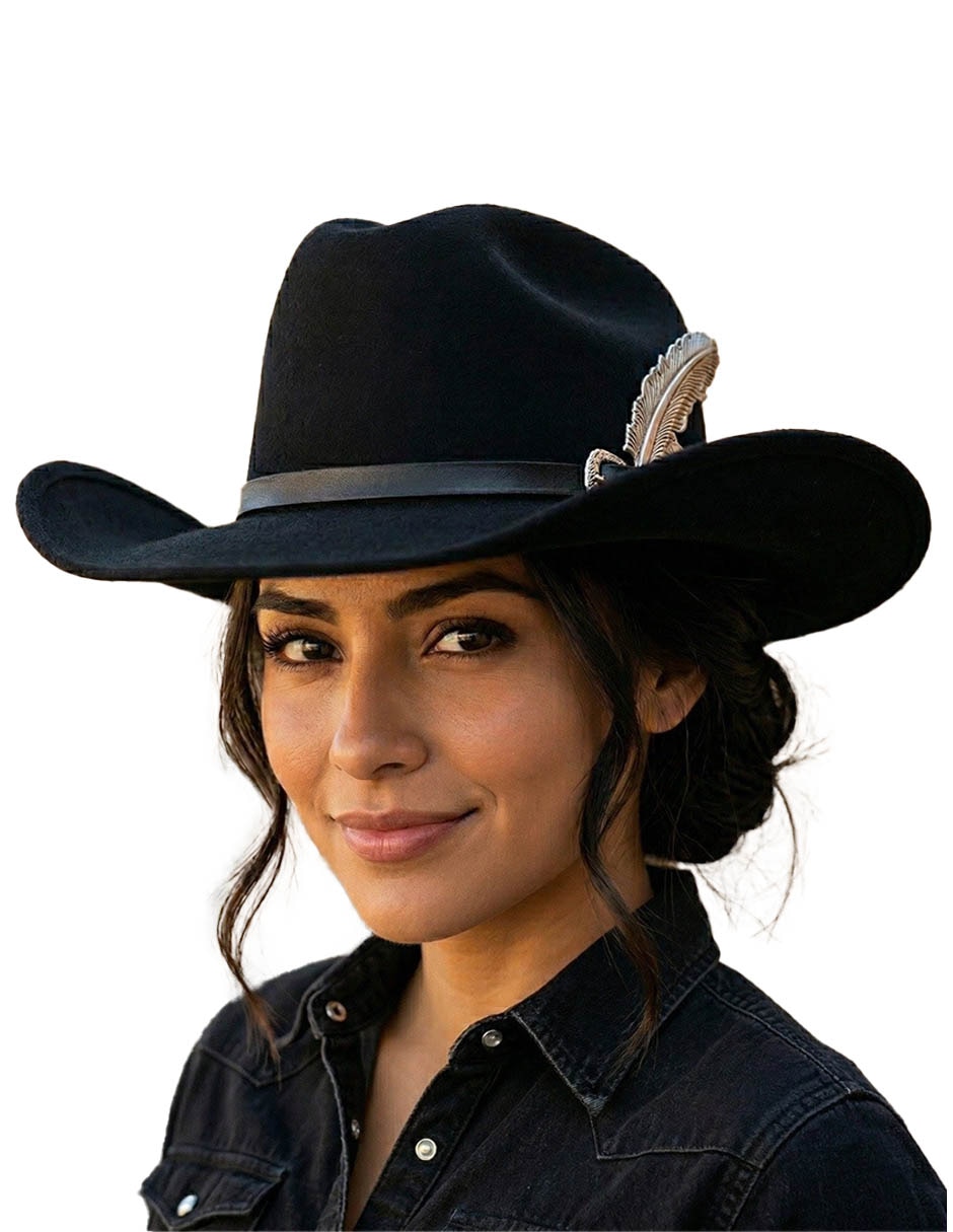 Sombrero para casual fabellino estampado vaquera