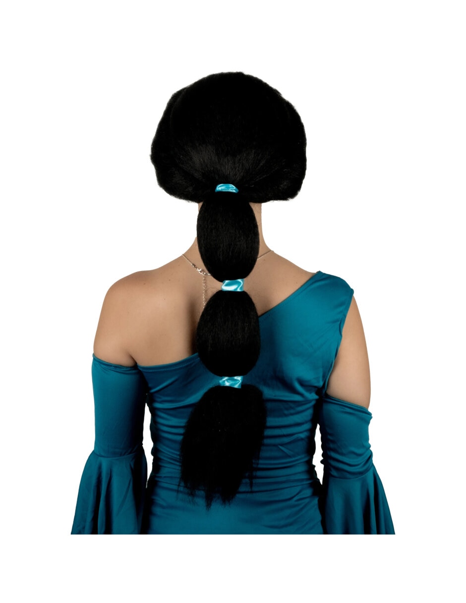 Peluca para disfraz de princesa arábica pelucas deluxe 4