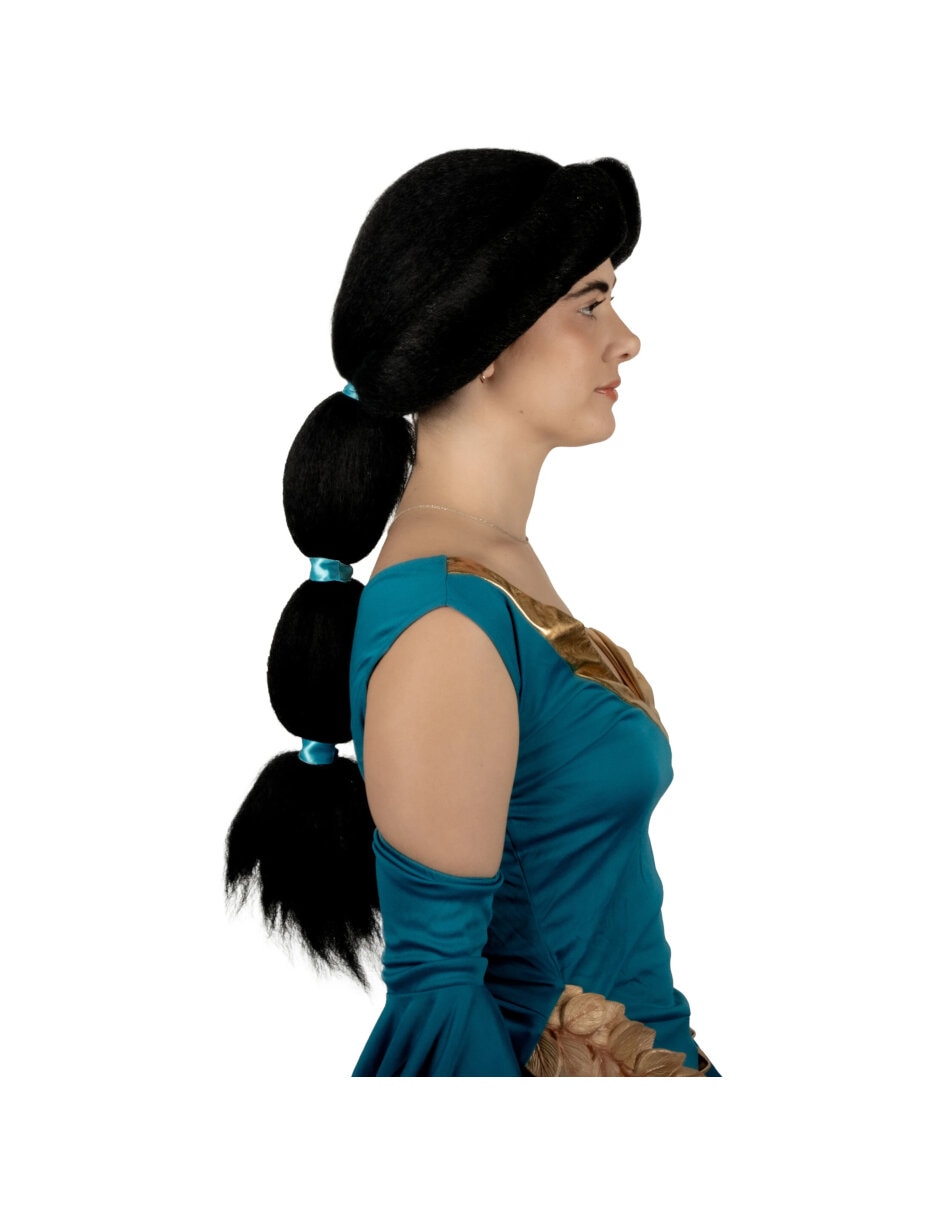Peluca para disfraz de princesa arábica pelucas deluxe 2