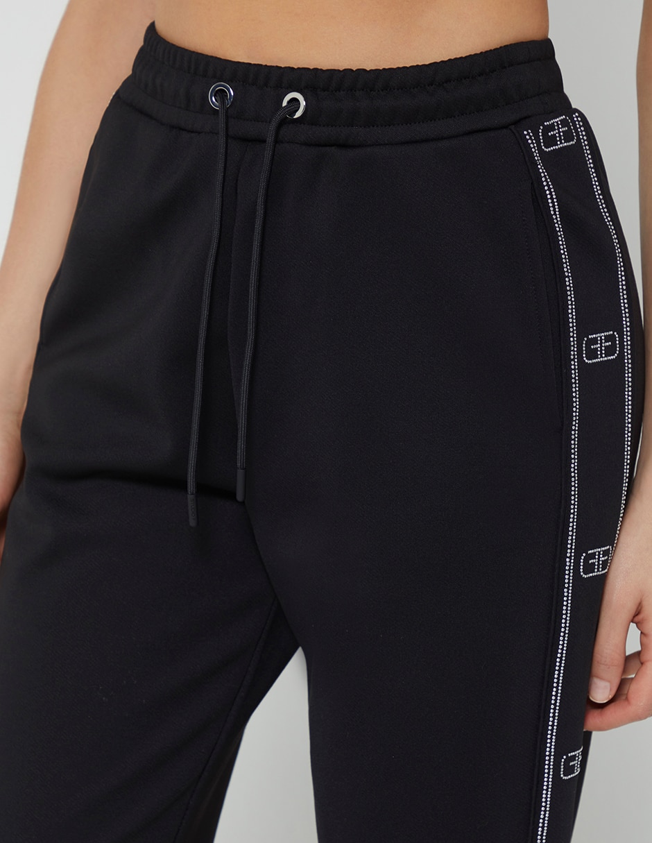 Pants regular con jareta para mujer 3
