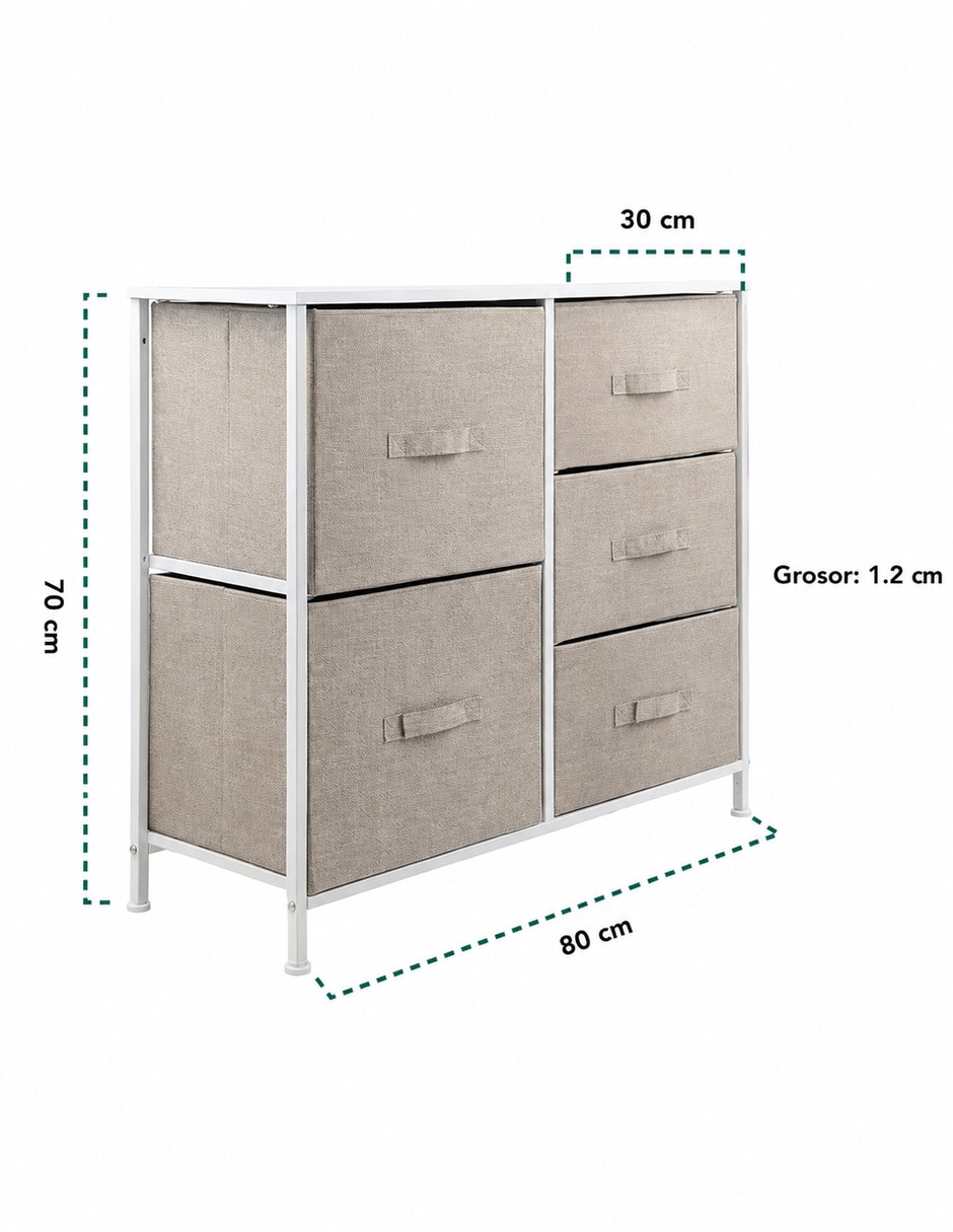 Cajonera armable de mdf 3