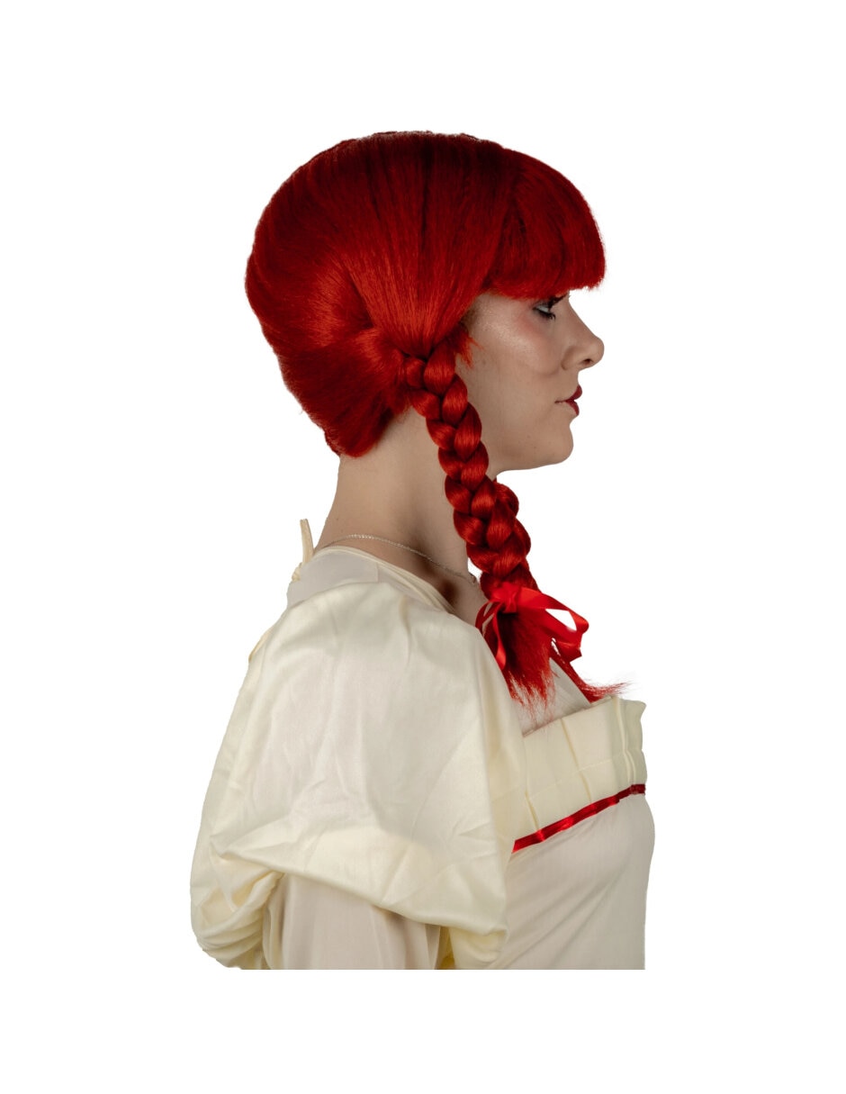 Peluca para disfraz de trenzas peluca 4