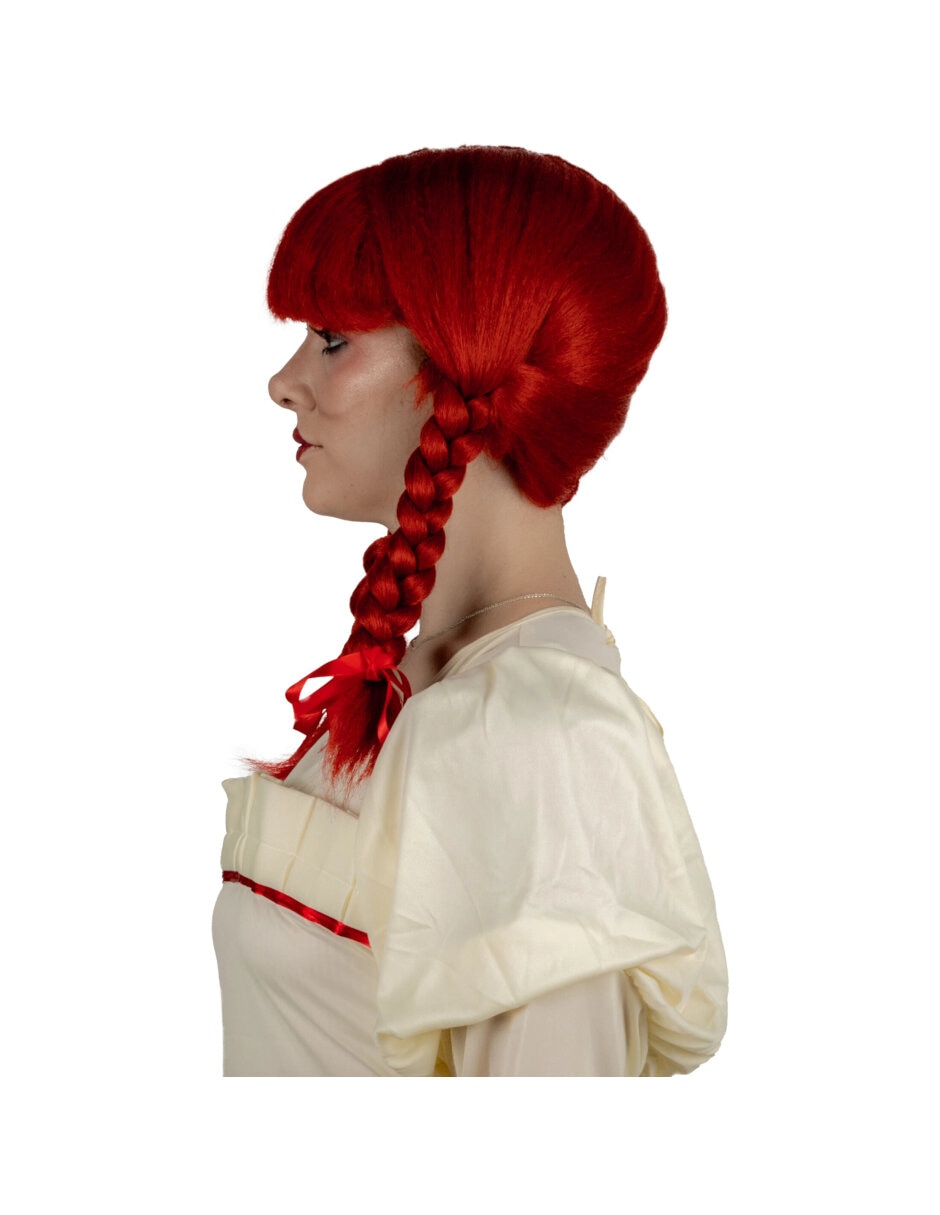 Peluca para disfraz de trenzas peluca 7