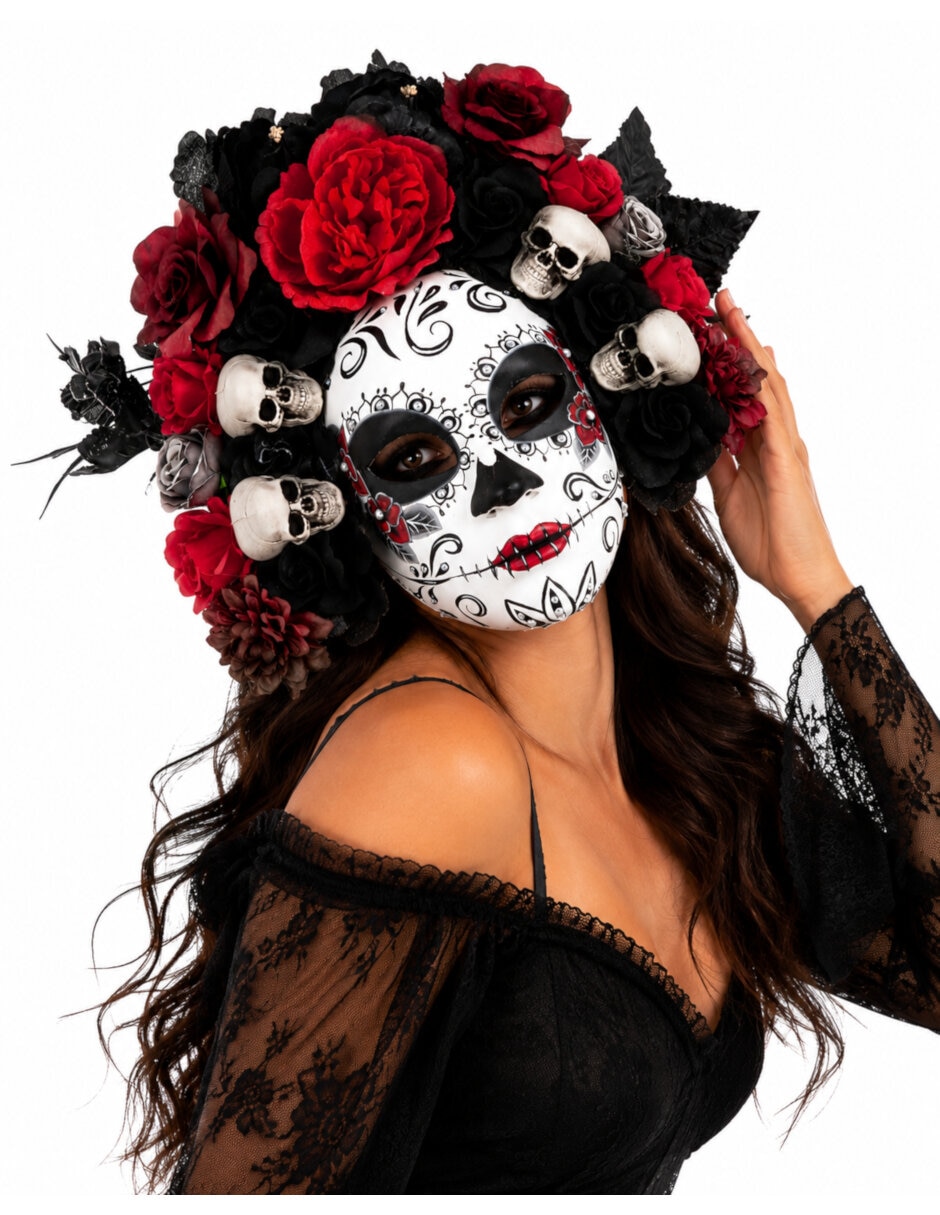 Máscara para disfraz de máscara de calavera máscaras rígidas