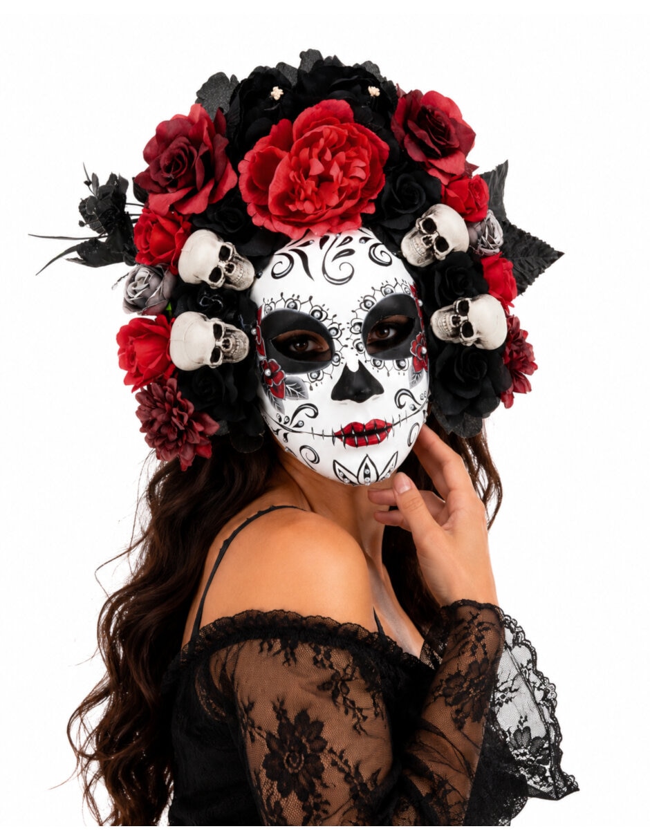 Máscara para disfraz de máscara de calavera máscaras rígidas