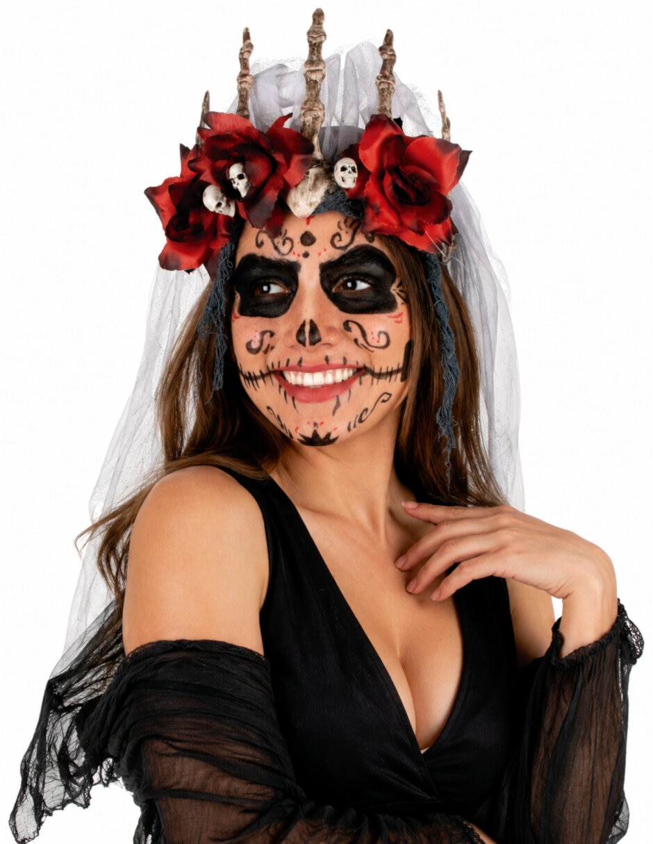 Máscara para disfraz de máscara de calavera máscaras rígidas 6