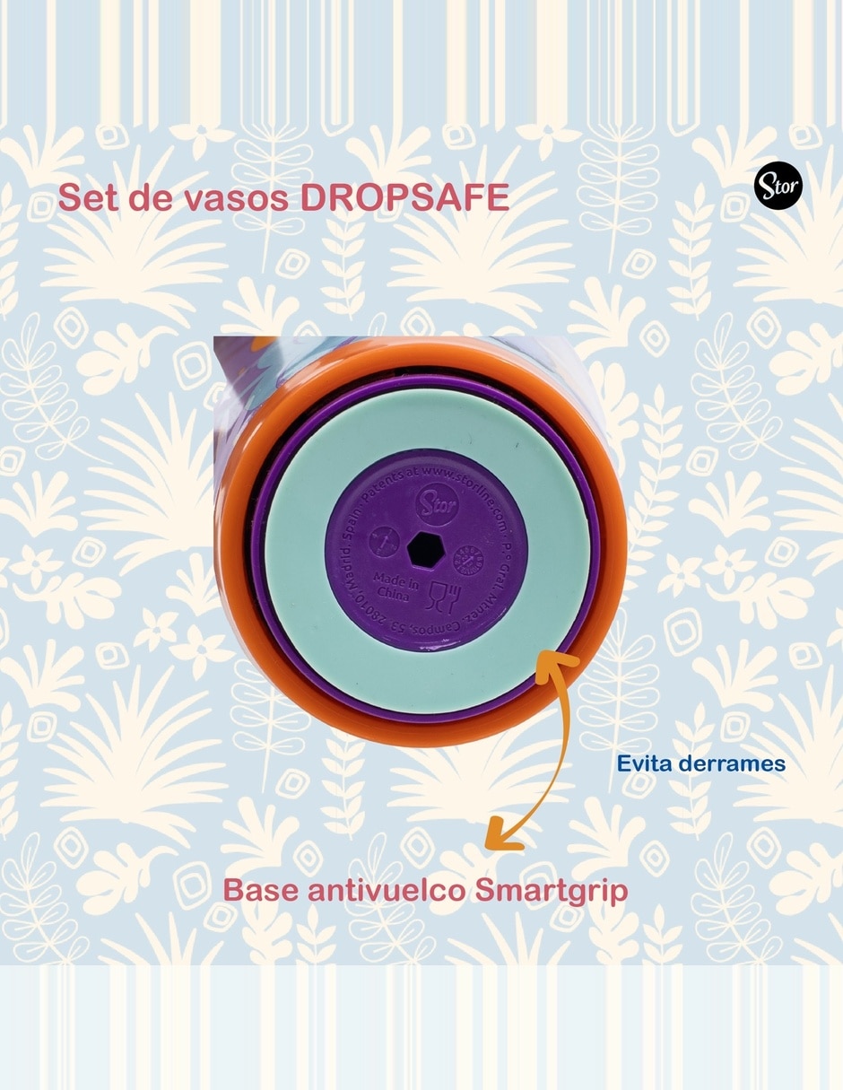 Vaso entrenador stor de plástico 3