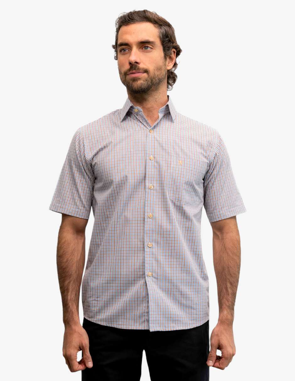 Camisa casual manchester manga corta para hombre Camisa casual manchester manga corta para hombre