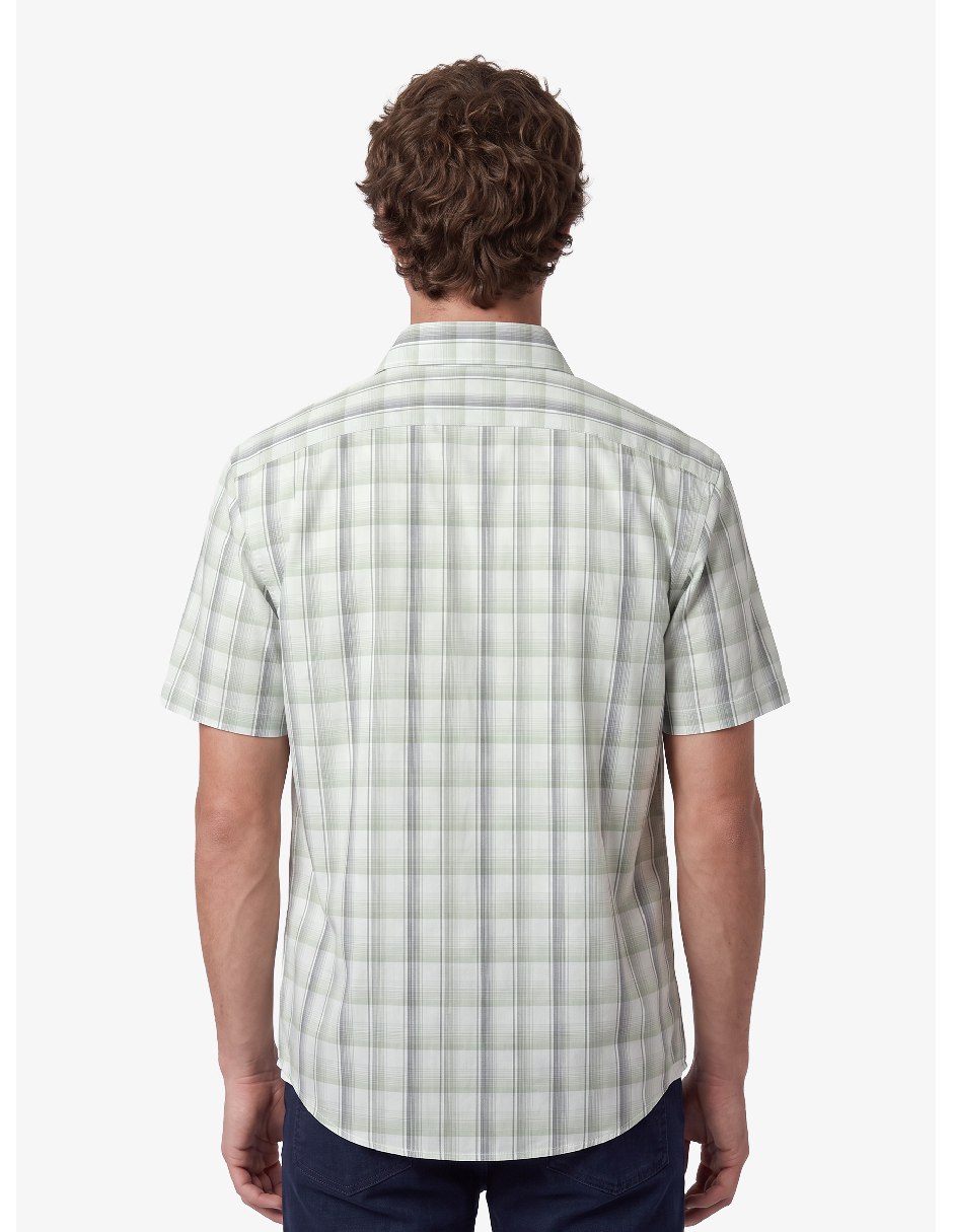 Camisa casual manchester manga corta para hombre