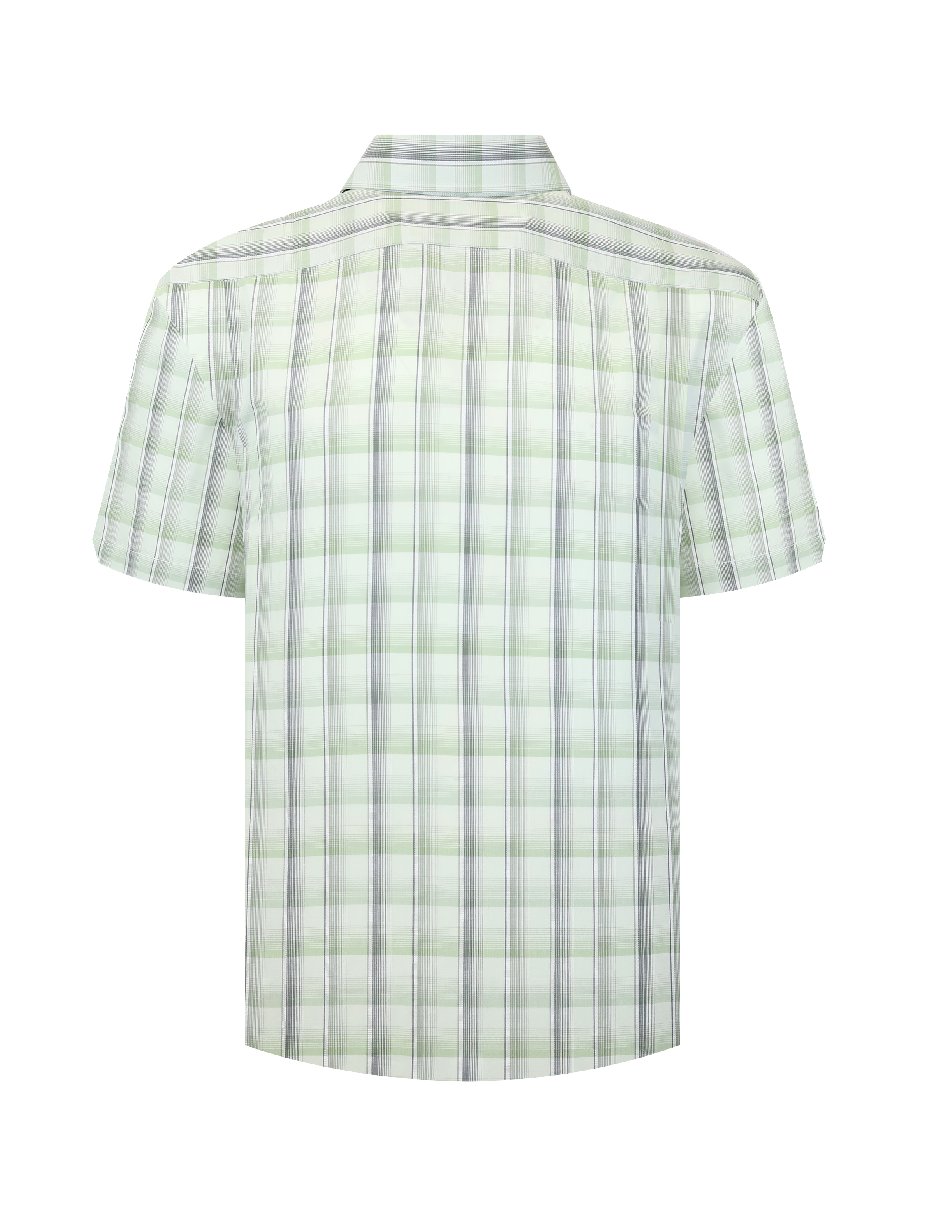 Camisa casual manchester manga corta para hombre