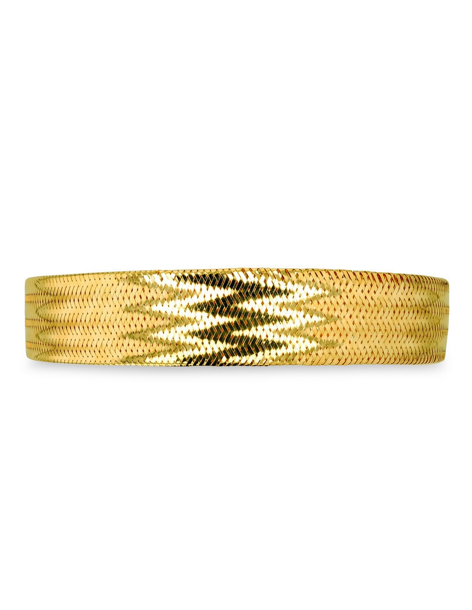 Pulsera joyerias bizzarro de oro amarillo 10 k acabado