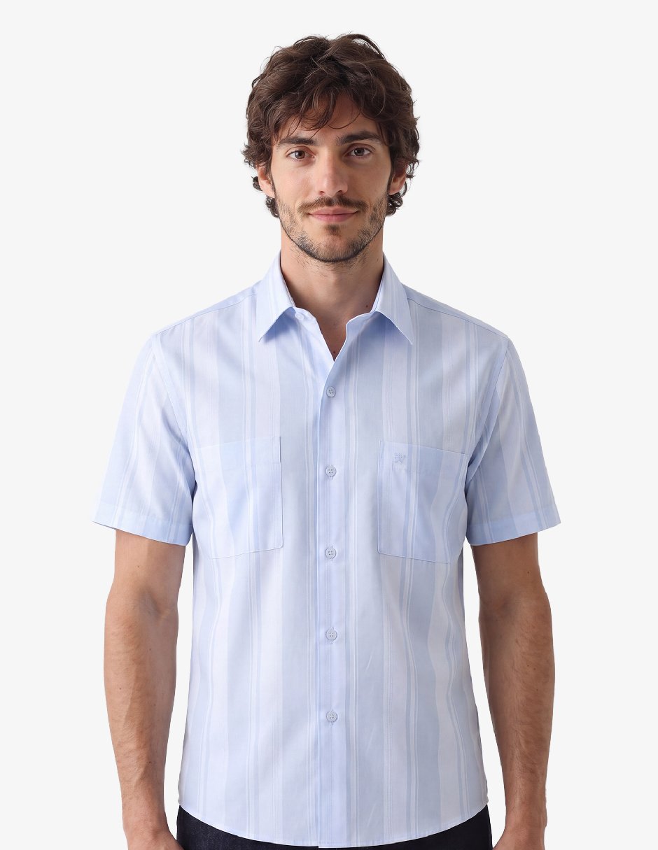 Camisa casual manchester manga corta para hombre Camisa casual manchester manga corta para hombre
