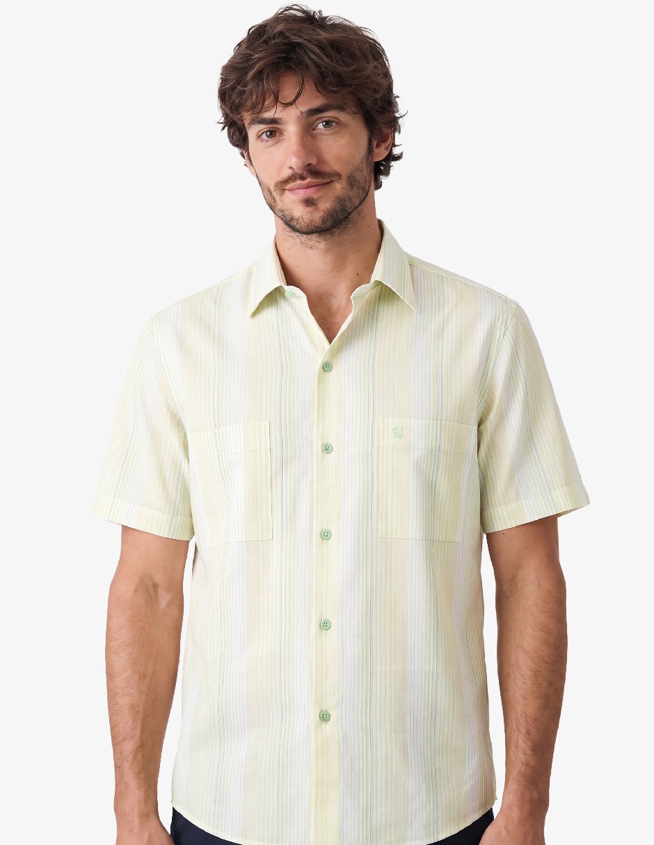Camisa casual manchester manga corta para hombre Camisa casual manchester manga corta para hombre