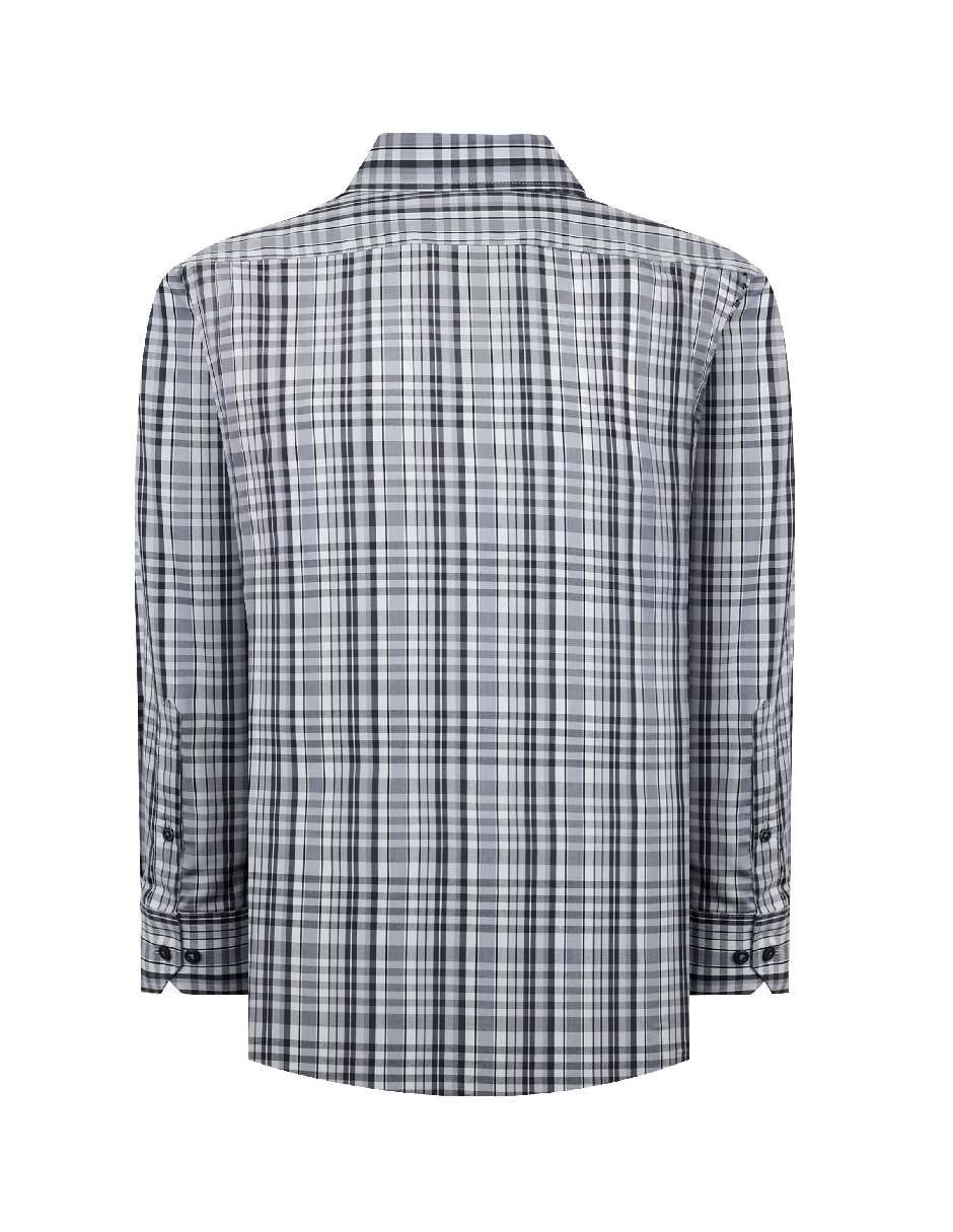 Camisa casual manchester manga larga para hombre