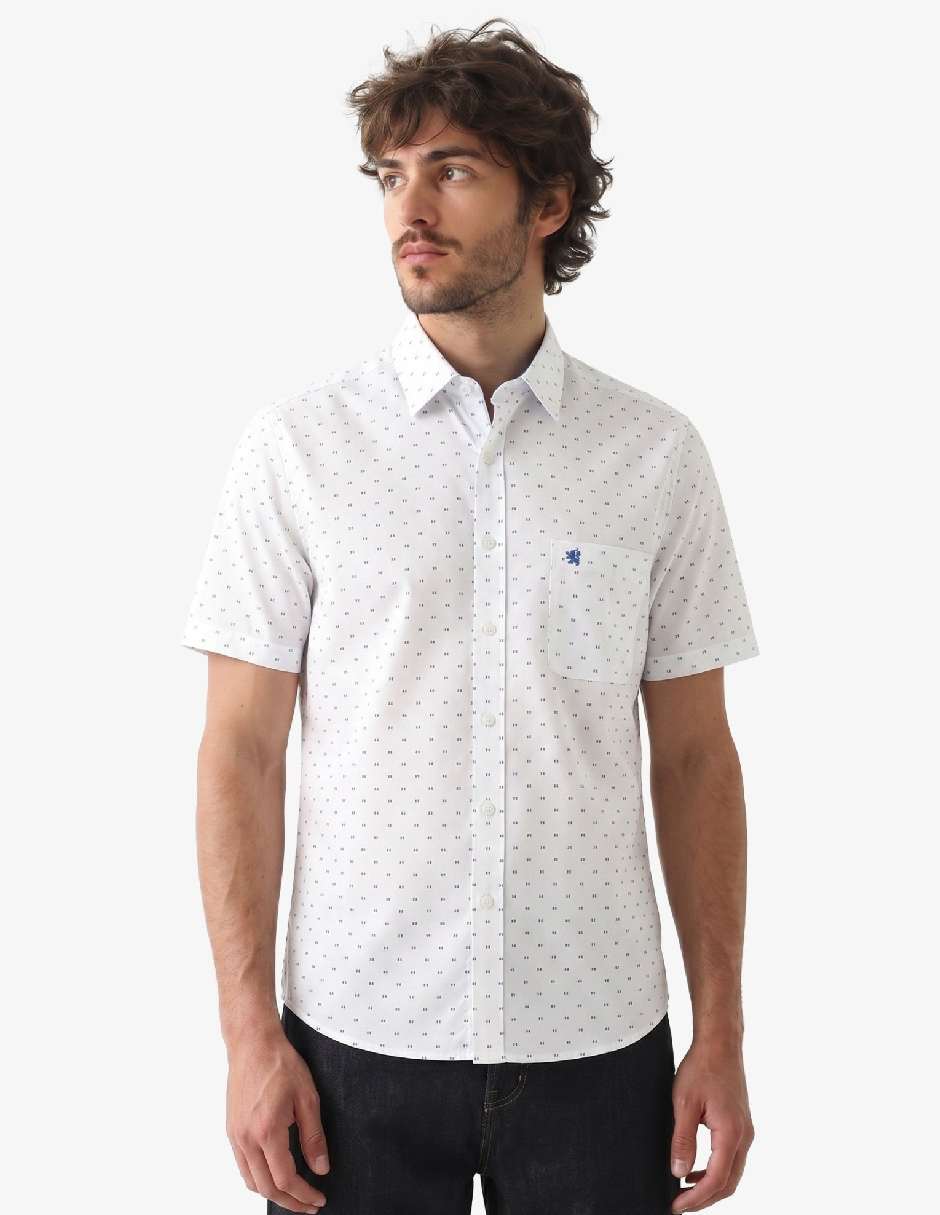 Camisa casual manchester manga corta para hombre Camisa casual manchester manga corta para hombre