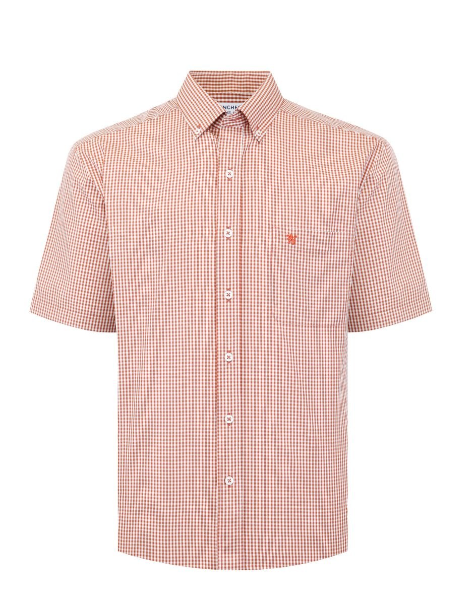Camisa casual manchester manga corta para hombre Camisa casual manchester manga corta para hombre