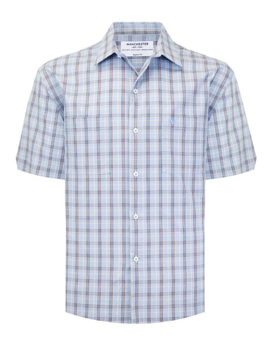 Camisa casual manchester manga corta para hombre Camisa casual manchester manga corta para hombre