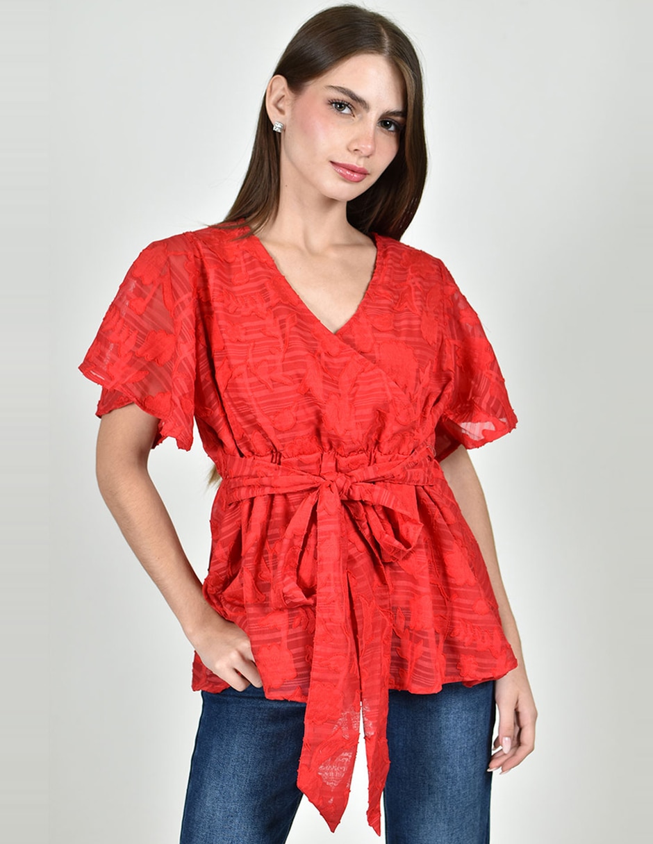 Blusa roman fashion manga corta para mujer Blusa roman fashion manga corta para mujer