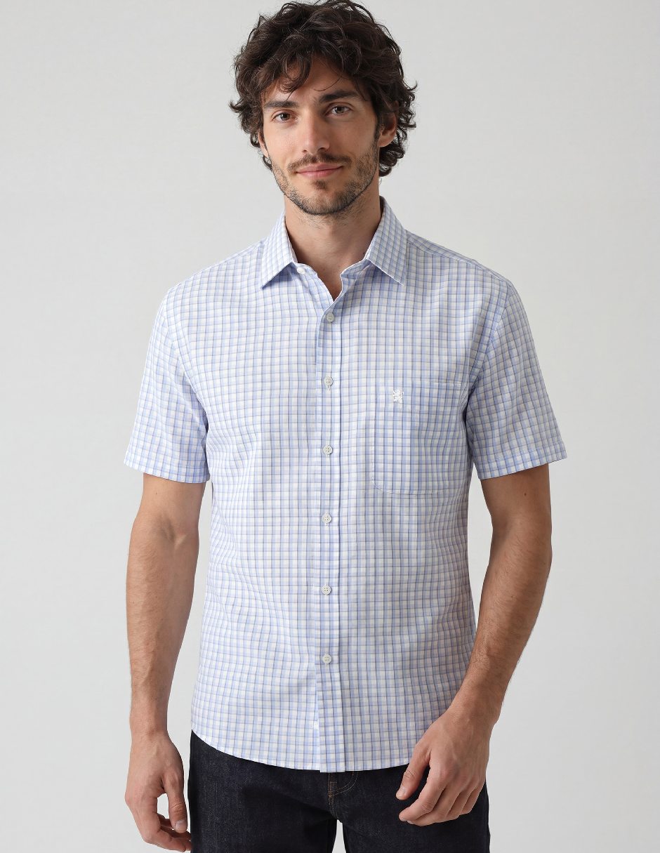 Camisa casual manchester de algodón manga larga para hombre Camisa casual manchester de algodón manga larga para hombre