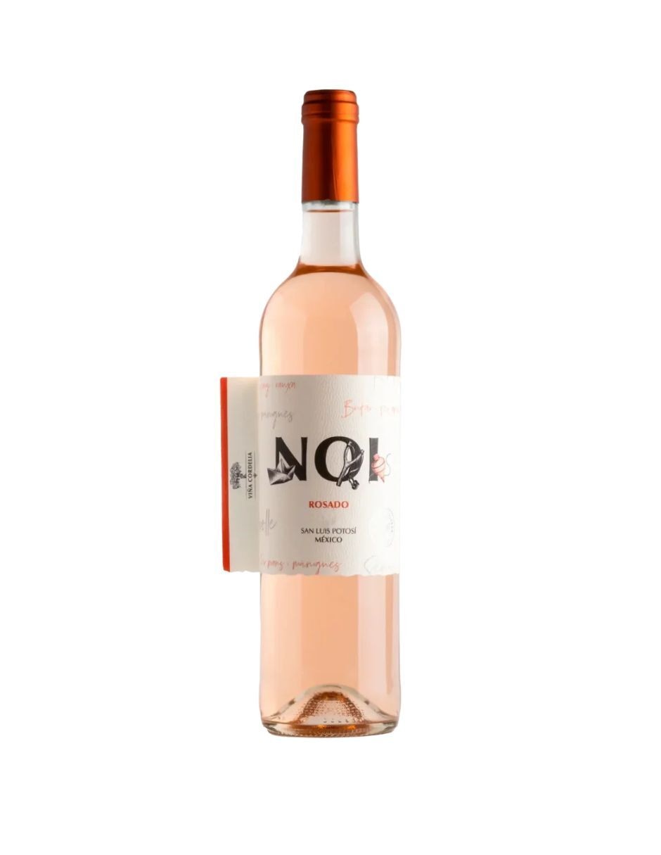 Vino rosado varietal viña cordelia grenache y rosa del perú méxico