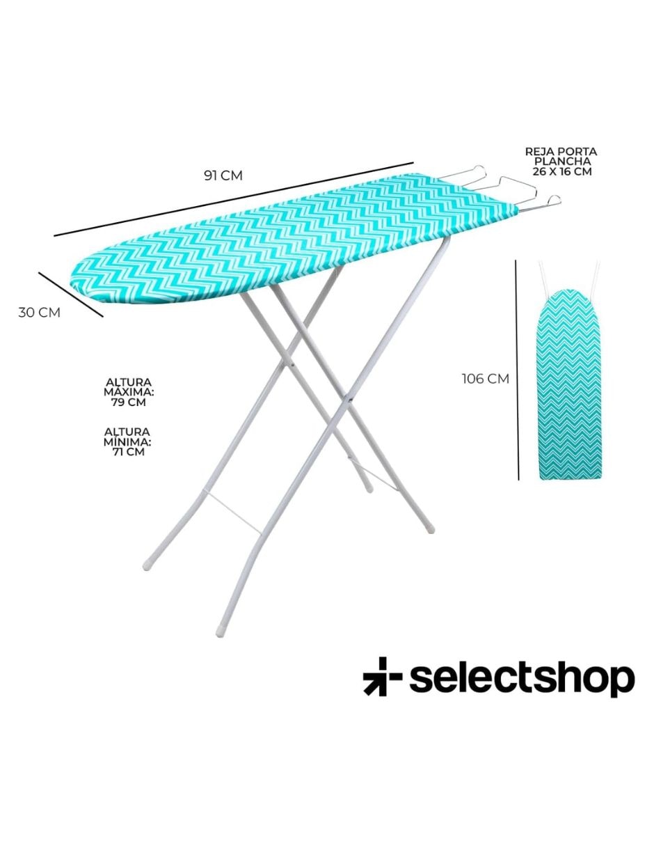 Burro de planchar selectshop tabla plegable de 6