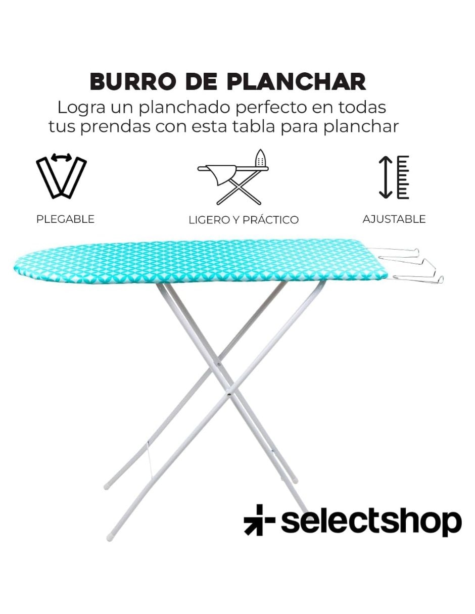 Burro de planchar selectshop tabla plegable de 2