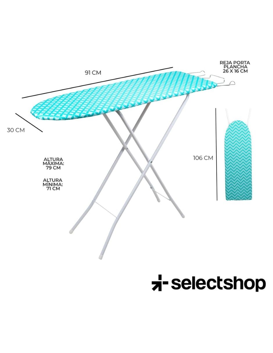 Burro de planchar selectshop tabla plegable de 6