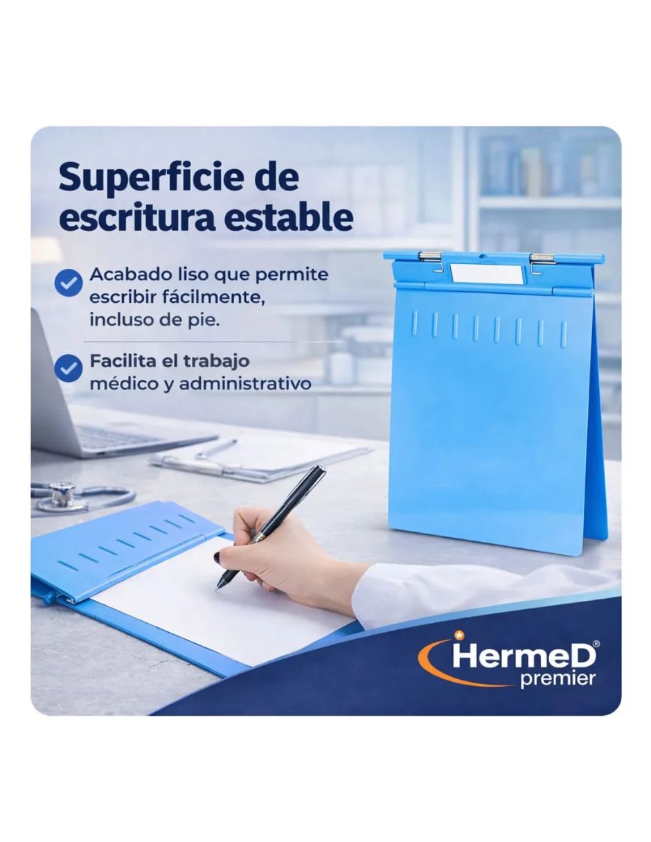 Carpeta con argollas hermed de plástico 2